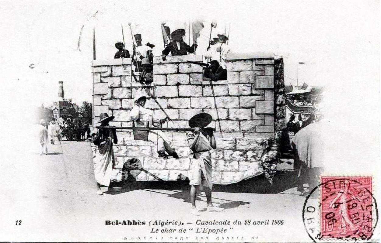 Sidi-bel-abbes- Cavalcade depart Legion au Tonkin -11.jpg